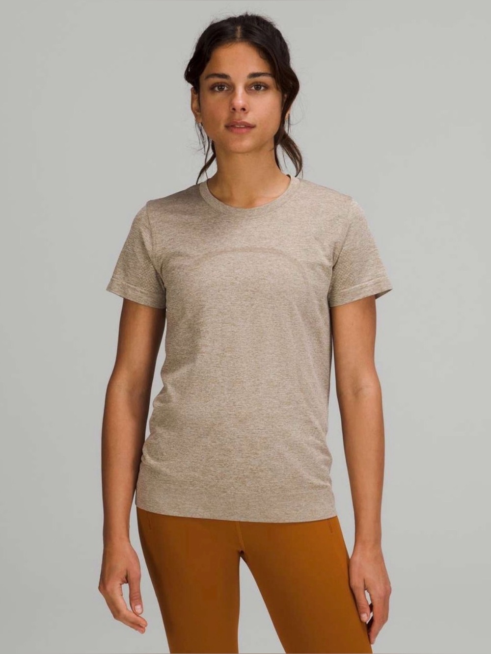 Lululemon Swiftly Relaxed-Fit Short Sleeve Shirt Artifact White Opal Size 8